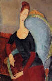 Portrait of Jeanne Hebuterne Seated in an Armchair 1918
