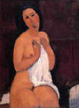 Seated Nude with Shift 1917